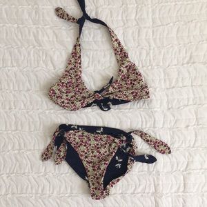 Reversible Halter Bikini - S - Lands' End